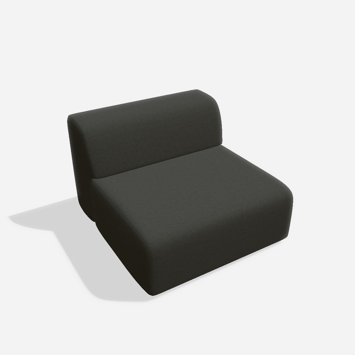 Nina Sitz 105x100 – Cord / Anthrazit