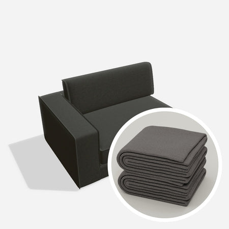 Stoffbezug - Terra eckelement E120 AT LI – Cord / Anthrazit