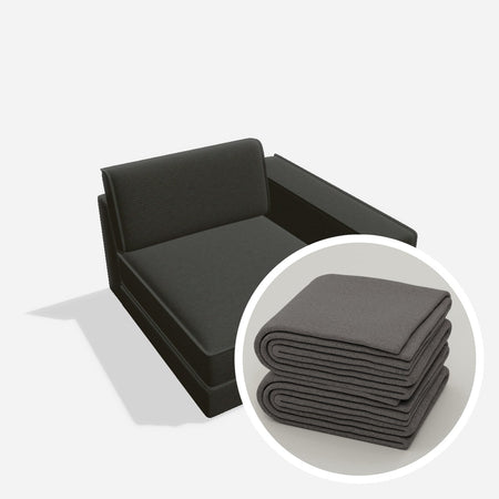 Stoffbezug - Terra eckelement E90T AT RE – Cord / Anthrazit