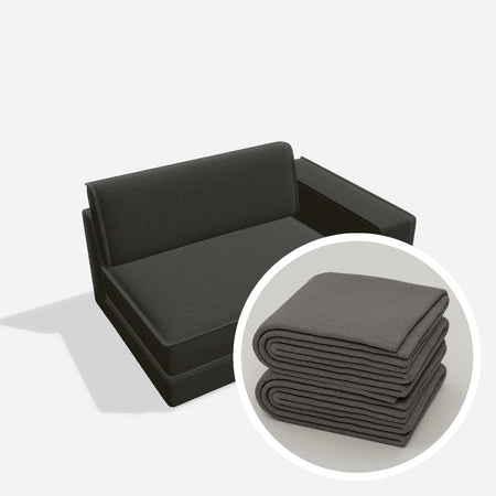 Stoffbezug - Terra eckelement E120 AT RE – Cord / Anthrazit