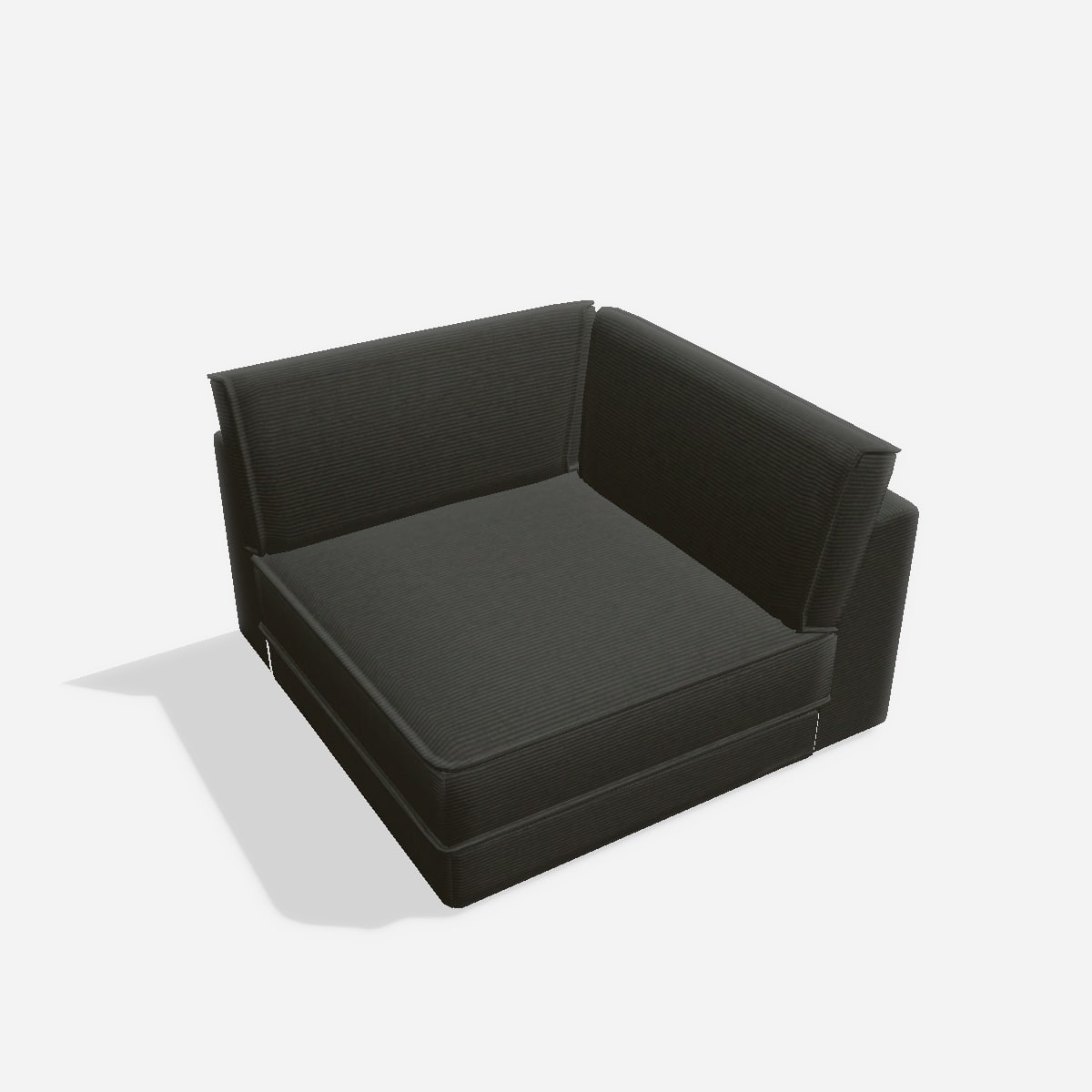 Terra eckelement RE 125 – Cord / Anthrazit