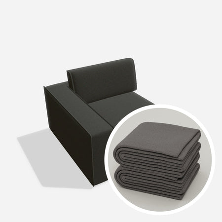 Stoffbezug - Terra eckelement E90T AT LI – Cord / Anthrazit