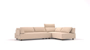 Modulares Sofa Louis L mit Schlaffunktion - Stoff Nova