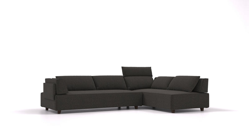 Modulares Sofa Louis L mit Schlaffunktion - Stoff Nova