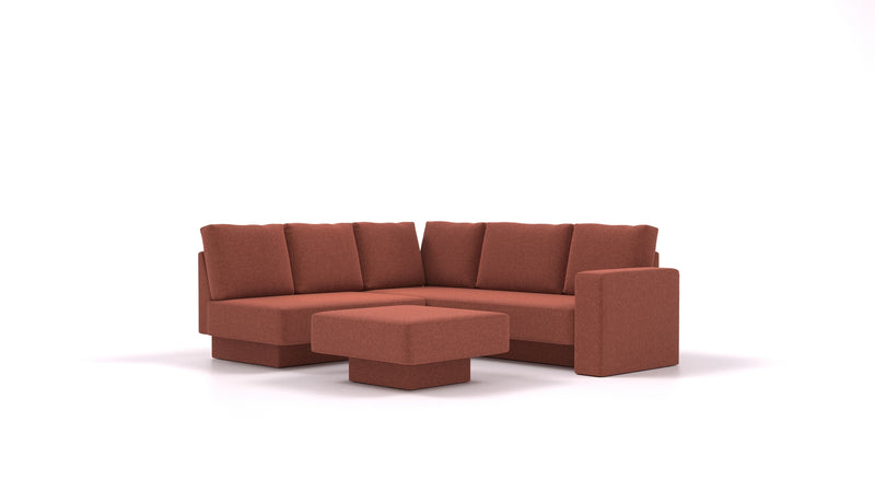 Modulares Sofa Jessica mit Schlaffunktion - Stoff Nova