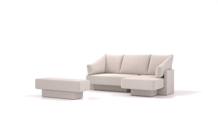Modulares Sofa Samantha mit Schlaffunktion - Stoff Nova