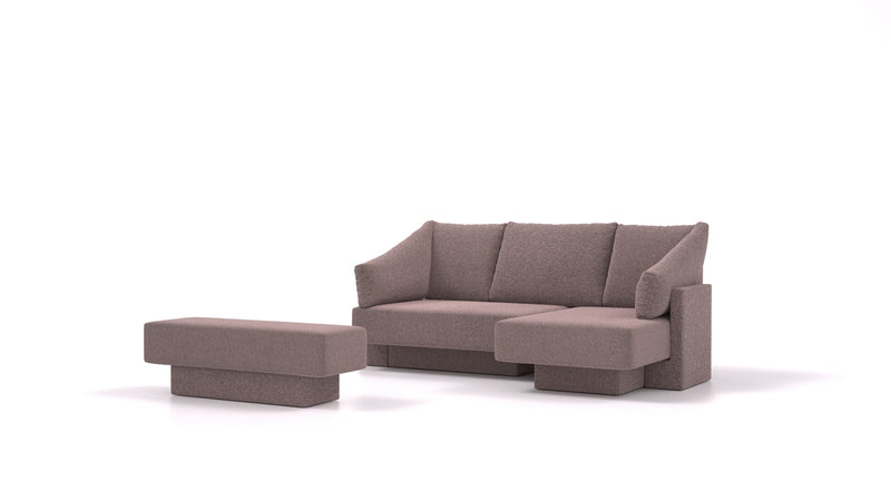 Modulares Sofa Samantha mit Schlaffunktion - Stoff Nova