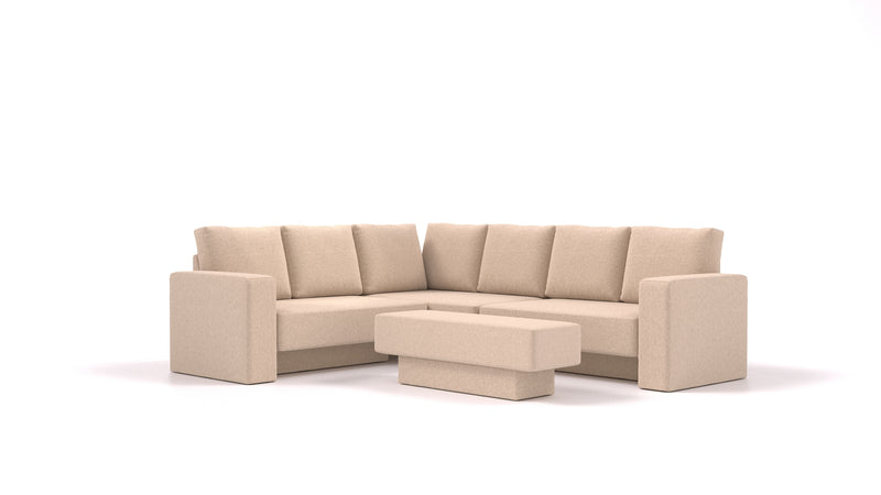 Modulares Sofa Rachel mit Schlaffunktion - Stoff Nova