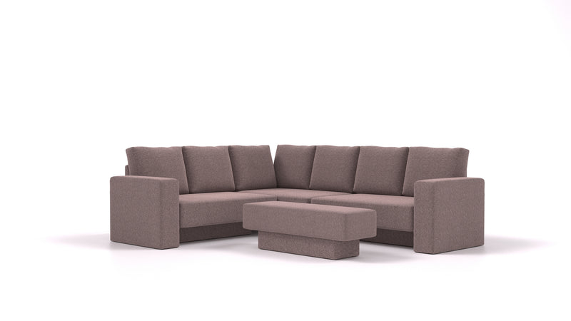 Modulares Sofa Rachel mit Schlaffunktion - Stoff Nova