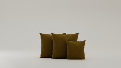 Olive-Velour / 2x50x50cm / 35x35cm