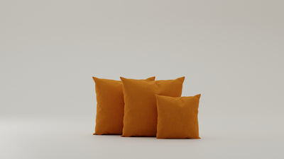 Pumpkin-Velour / 2x50x50cm / 35x35cm