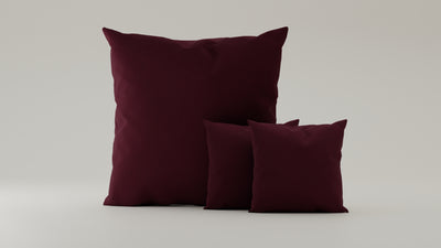 Bordeaux-Velour / 2x50x50cm / 100x100cm