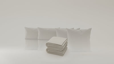 Cloud-Bouclé / 2x50x50cm / 2x48x75cm