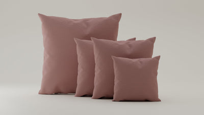 Rosé-Cord / 1x 50x50cm / 2x 70x70cm / 1x 100x100