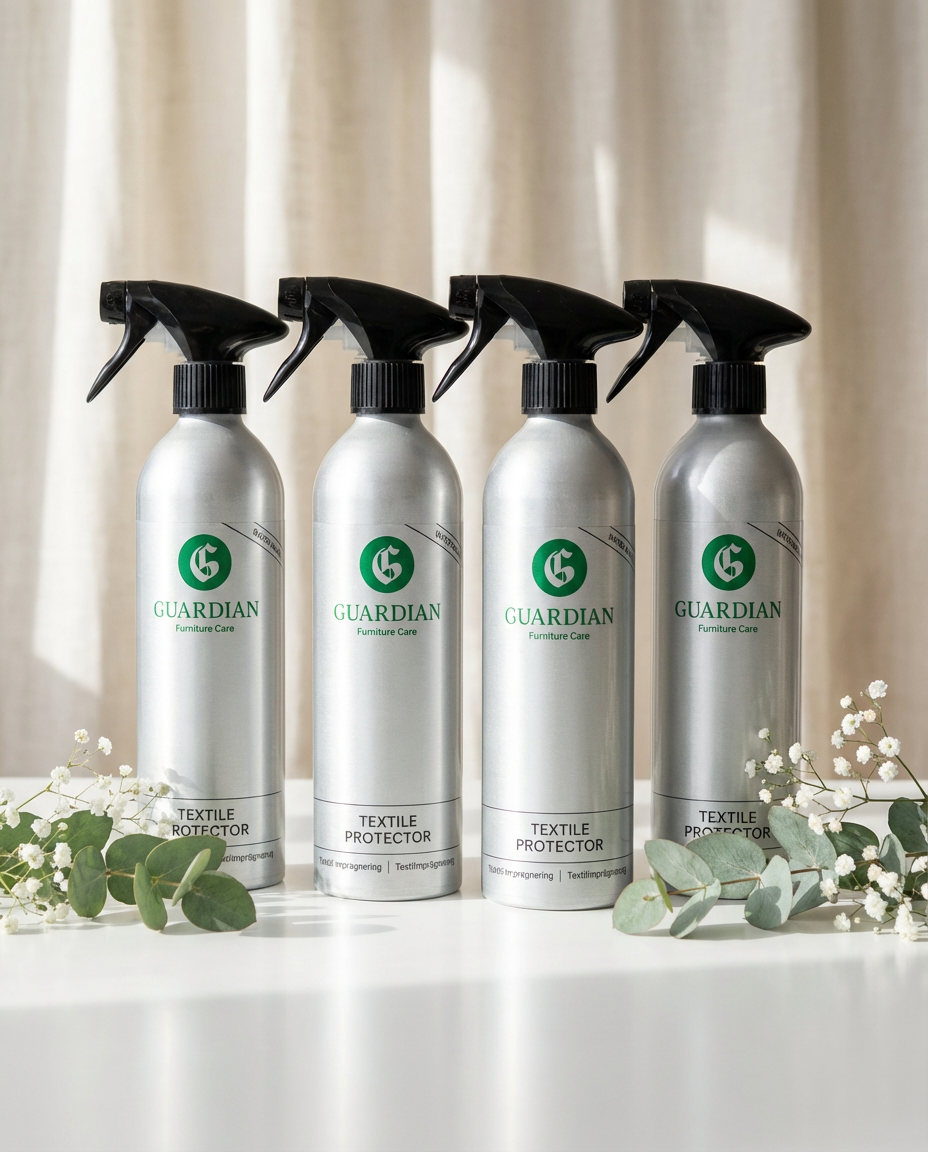 4-pack: Textielbescherming op waterbasis (handspuitfles), 500 ml