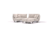 Modulares Sofa Mike mit Schlaffunktion - Stoff Nova