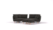 Modulares Sofa Mike mit Schlaffunktion - Stoff Nova