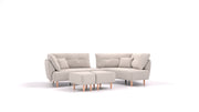 Modulares Sofa Mike mit Schlaffunktion - Stoff Nova