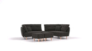 Modulares Sofa Mike mit Schlaffunktion - Stoff Nova