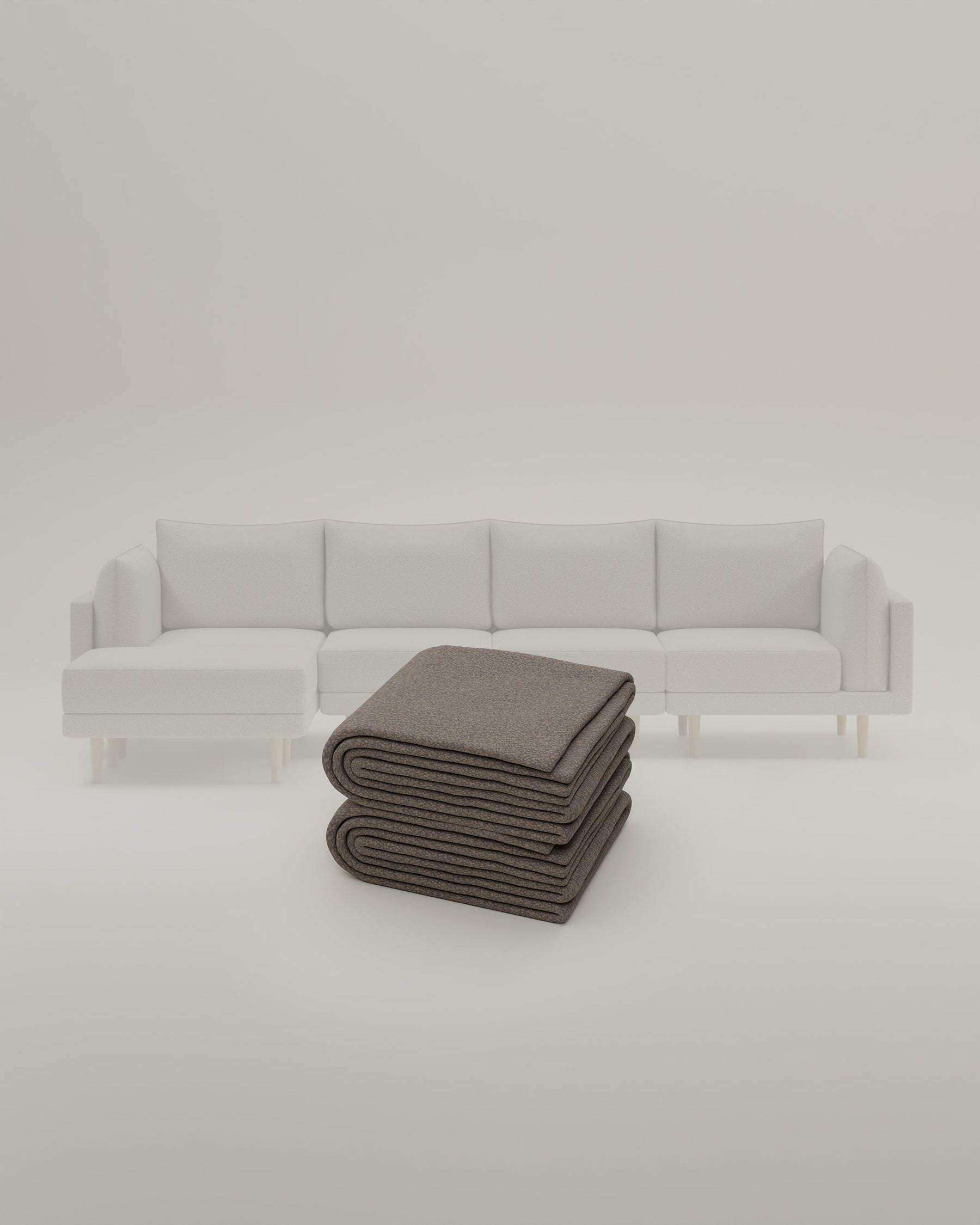 Stoffen bekleding - Modulaire bank Donna hoekbank XL
