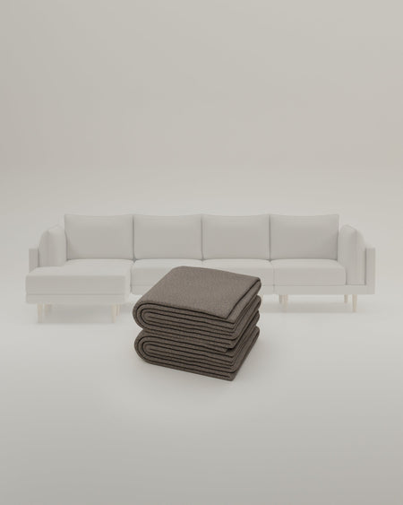 Stoffen bekleding - Modulaire bank Donna hoekbank XL