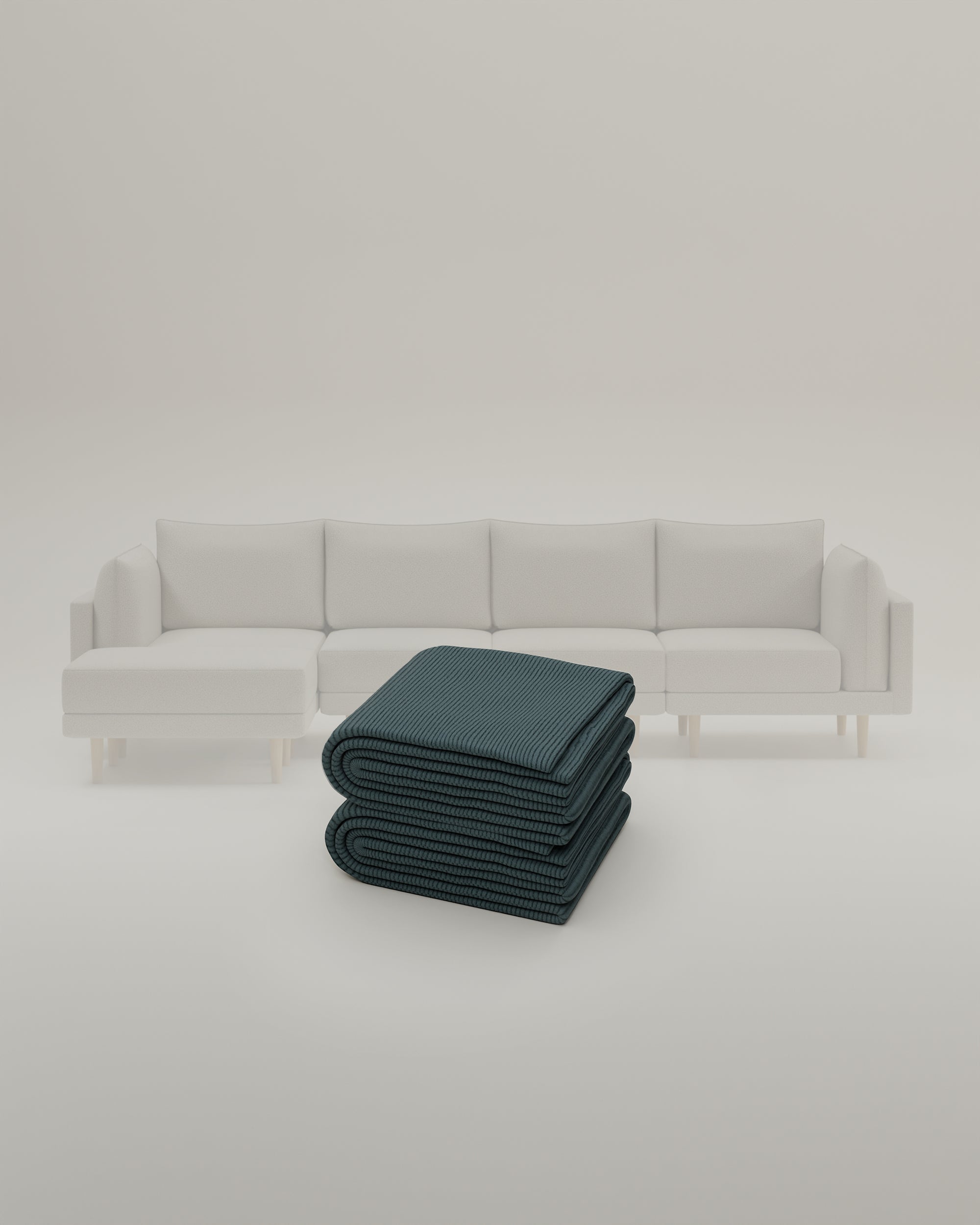 Stoffen bekleding - Modulaire bank Donna hoekbank XL