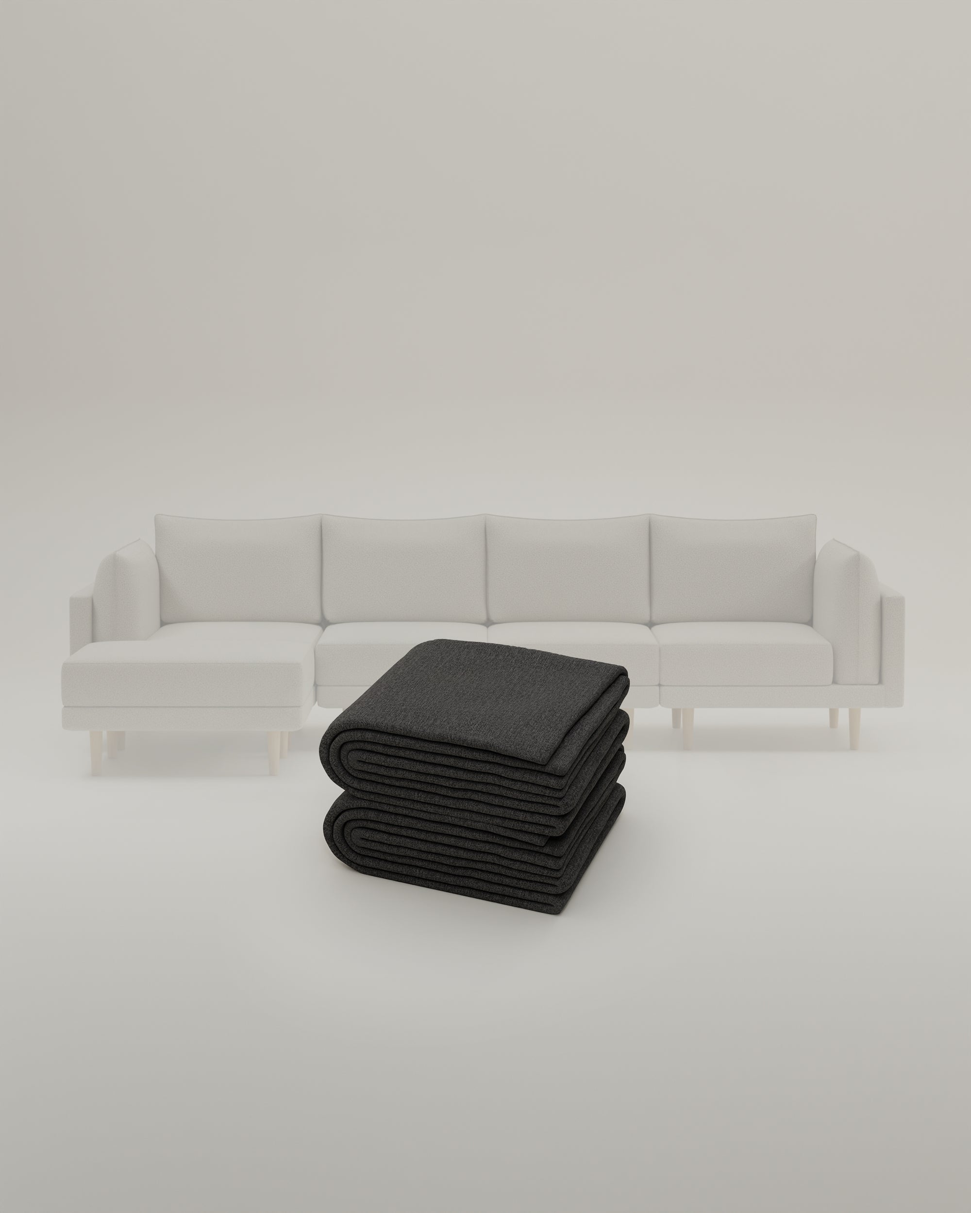 Stoffen bekleding - Modulaire bank Donna hoekbank XL