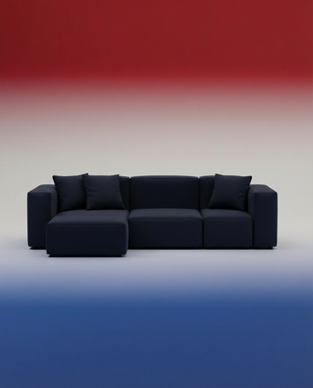 Nederlands Modulaire hoekbank Harvey 4-zits met slaapfunctie