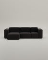 Dutch Modular corner sofa Harvey 4-seater with sleeping function