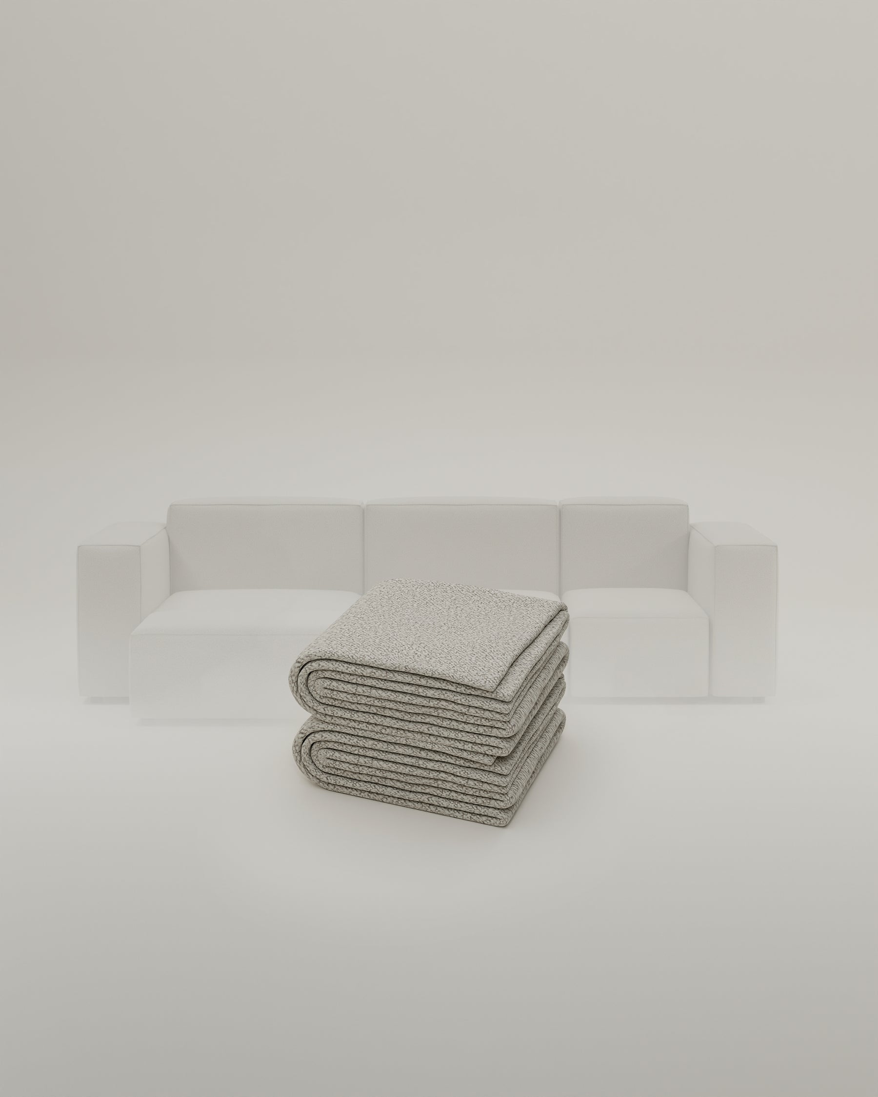 Stoffen bekleding - Modulaire hoekbank Harvey 4-zits L Mini