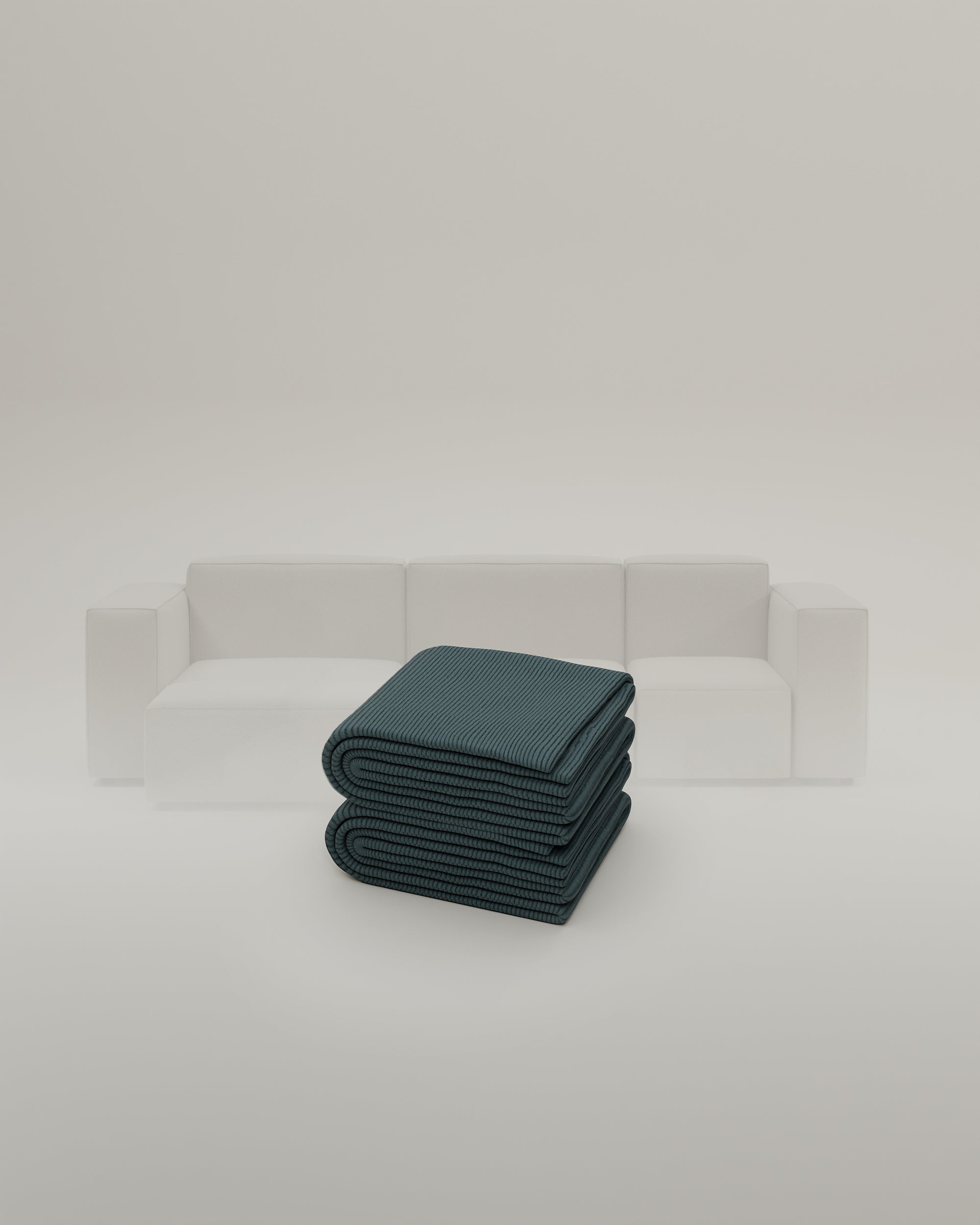 Stoffen bekleding - Modulaire hoekbank Harvey 4-zits L Mini
