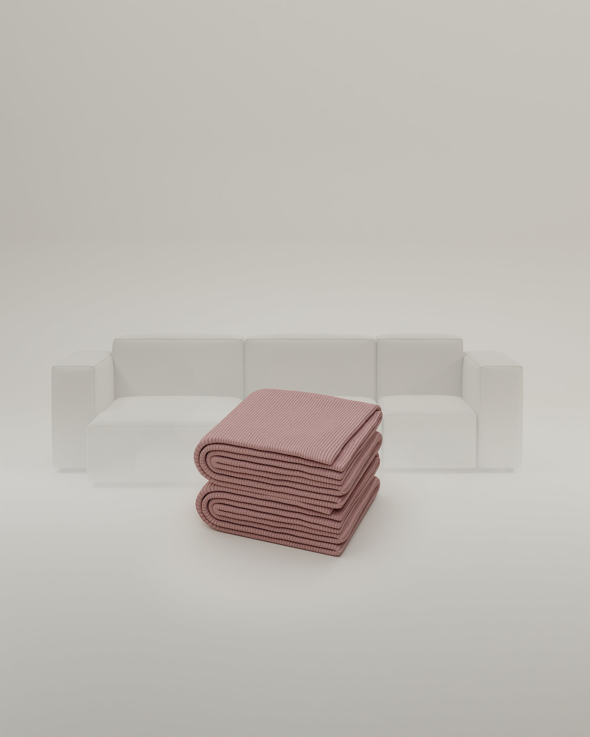 Stoffen bekleding - Modulaire hoekbank Harvey 4-zits L Mini