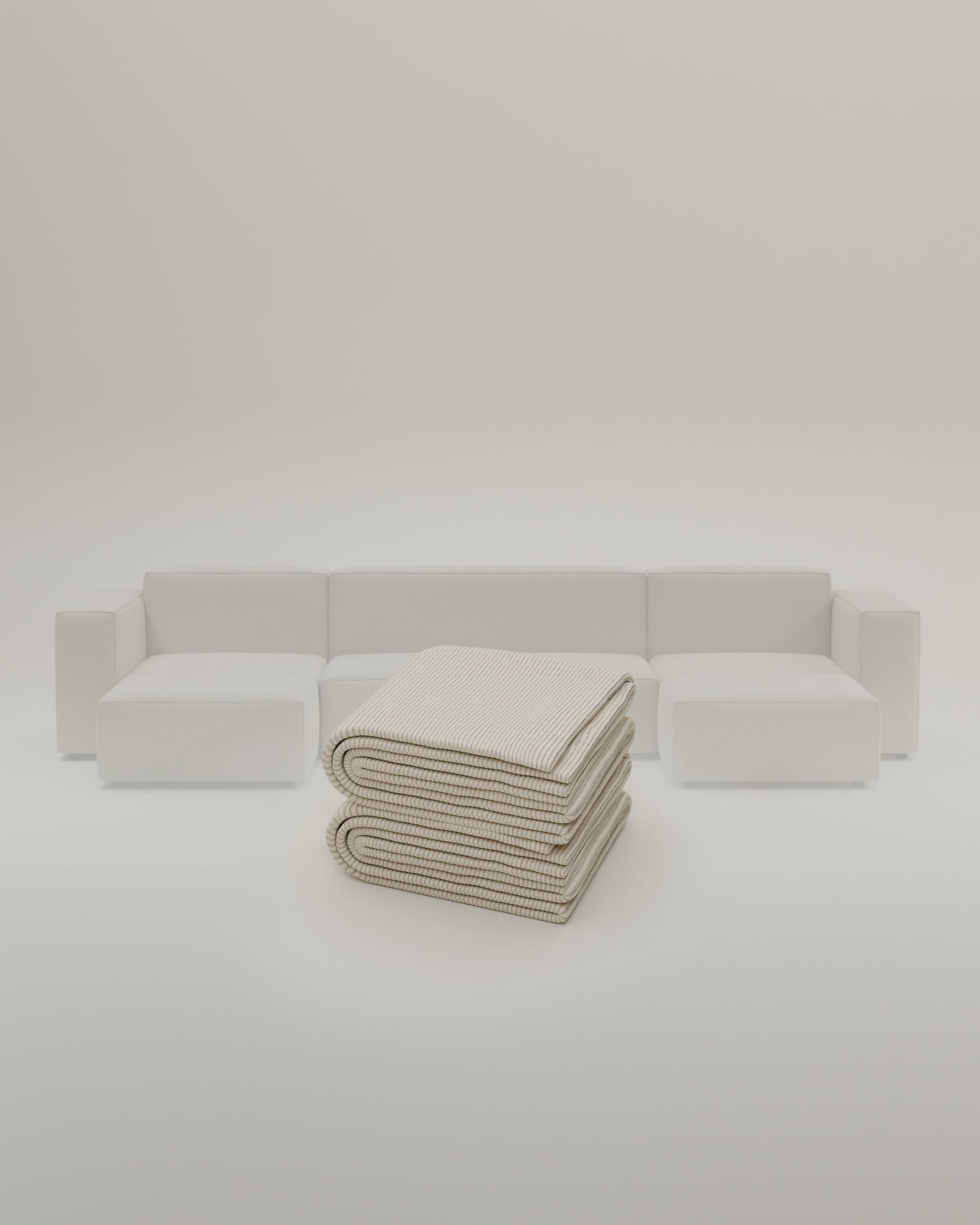 Stoffen bekleding - Modulaire bank Harvey U-vorm / woonkamer