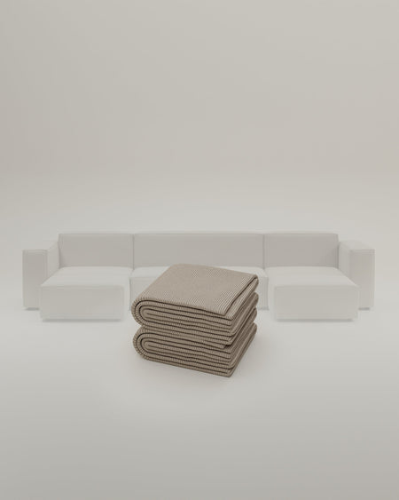 Stoffen bekleding - Modulaire bank Harvey U-vorm / woonkamer