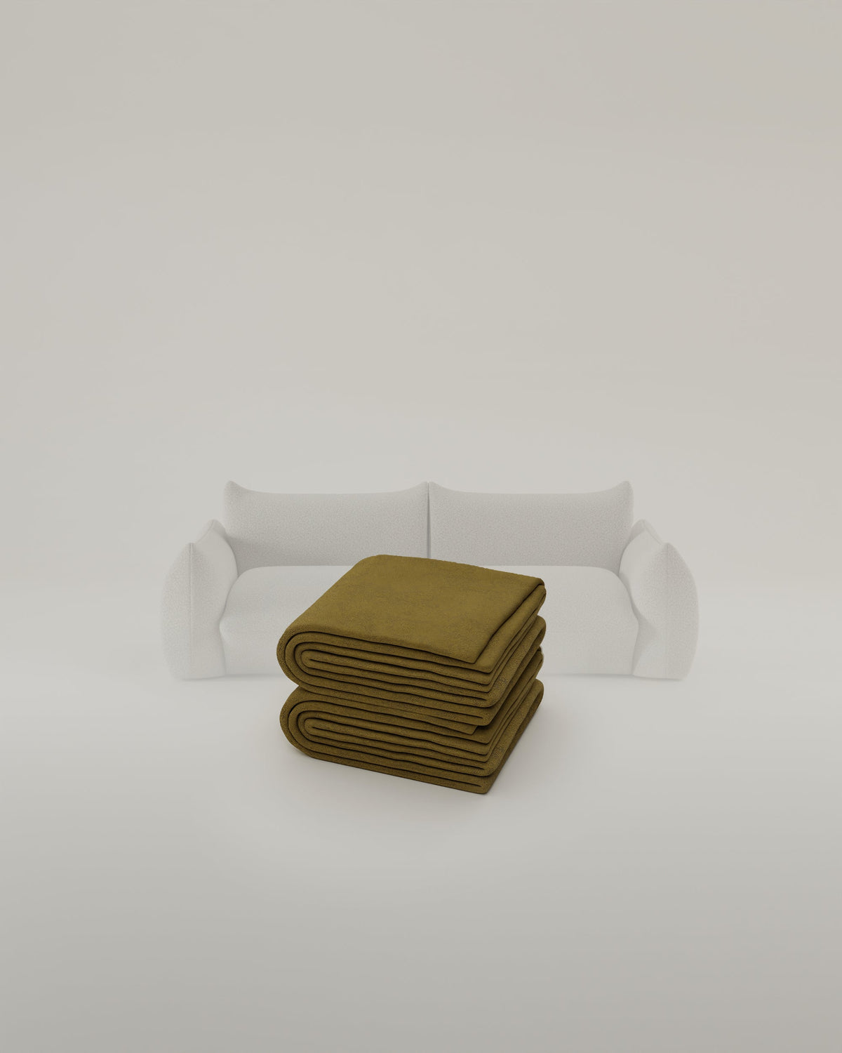 Fabric upholstery - Modular Sofa Luma 2-seater