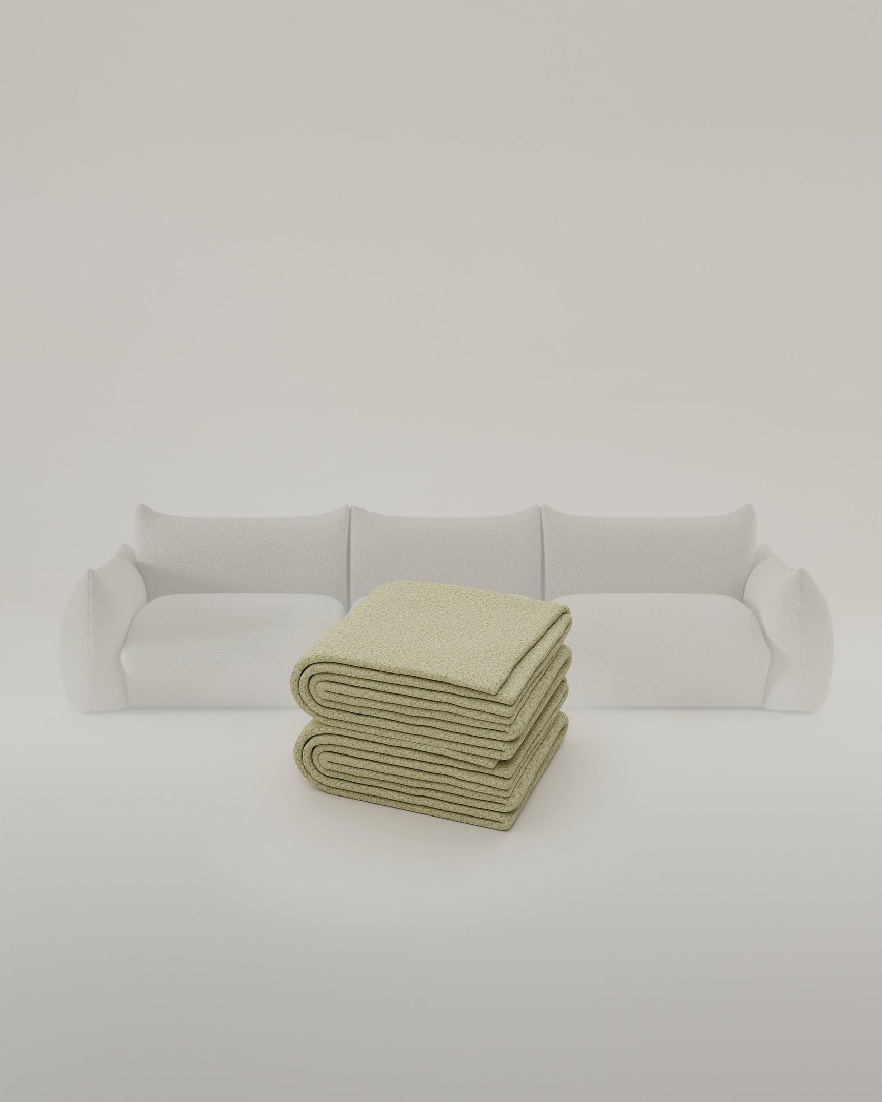 Fabric upholstery - Modular Sofa Luma 3-seater with sleep function