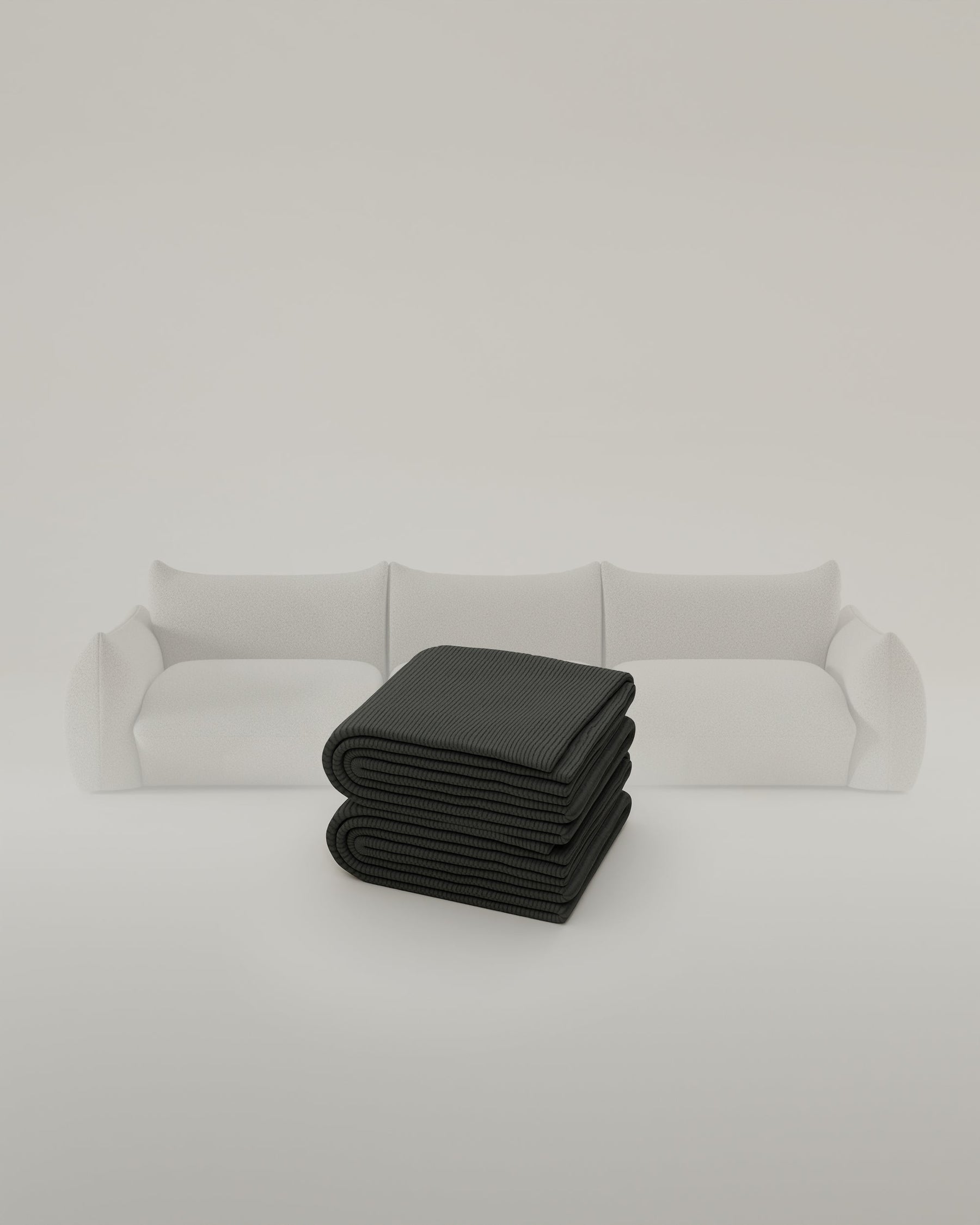 Stoffen bekleding - Modulaire Bank Luma 3-zits met Slaapfunctie