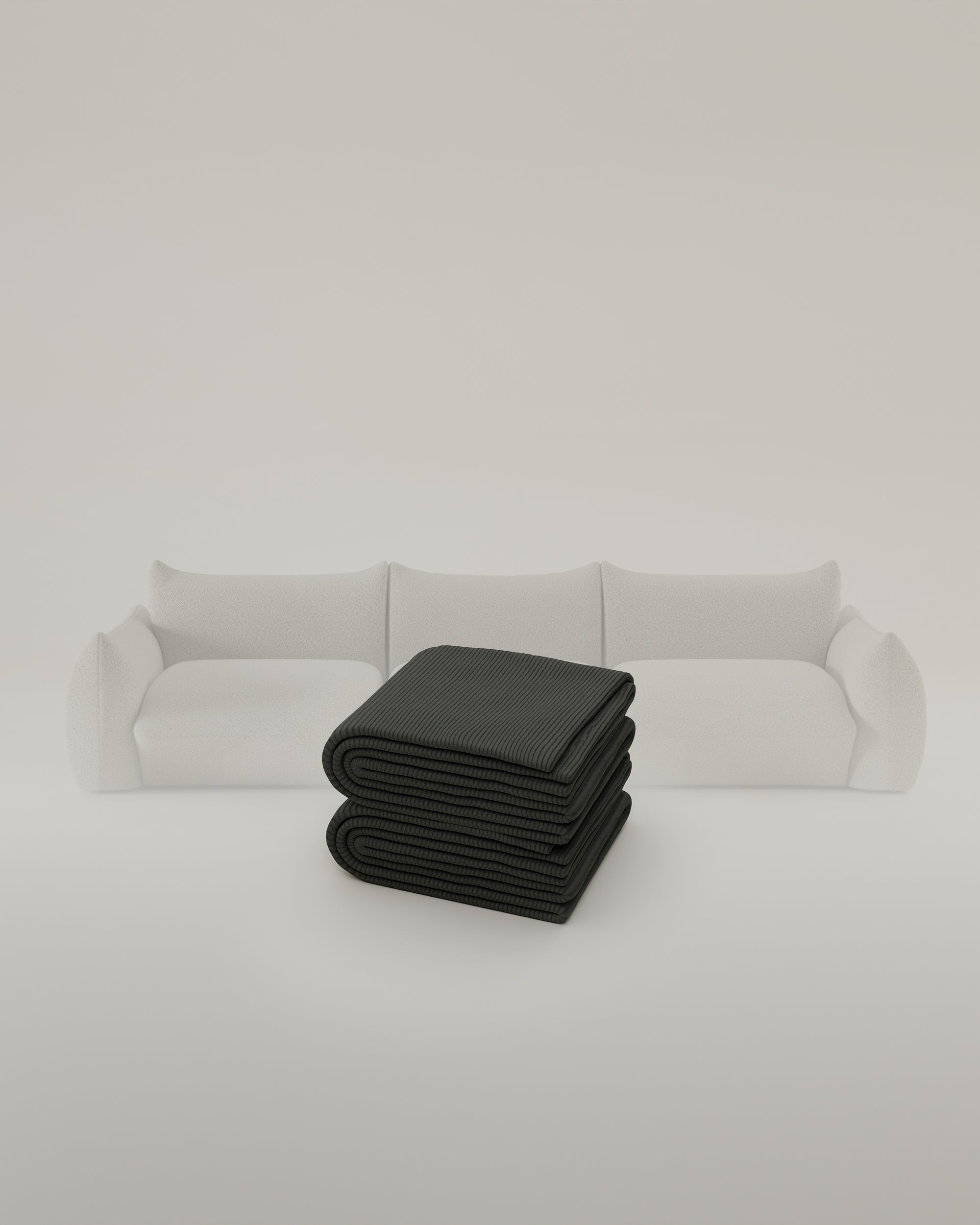 Stoffen bekleding - Modulaire Bank Luma 3-zits met Slaapfunctie