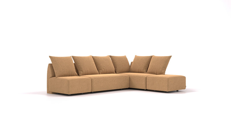 Modulares Sofa May mit Schlaffunktion - Stoff Nova