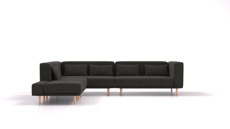 Modulares Sofa Jenny mit Schlaffunktion - Stoff Nova