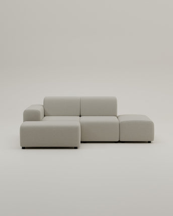 Modulares Ecksofa Nina 4-Sitzer Mini mit Schlaffunktion