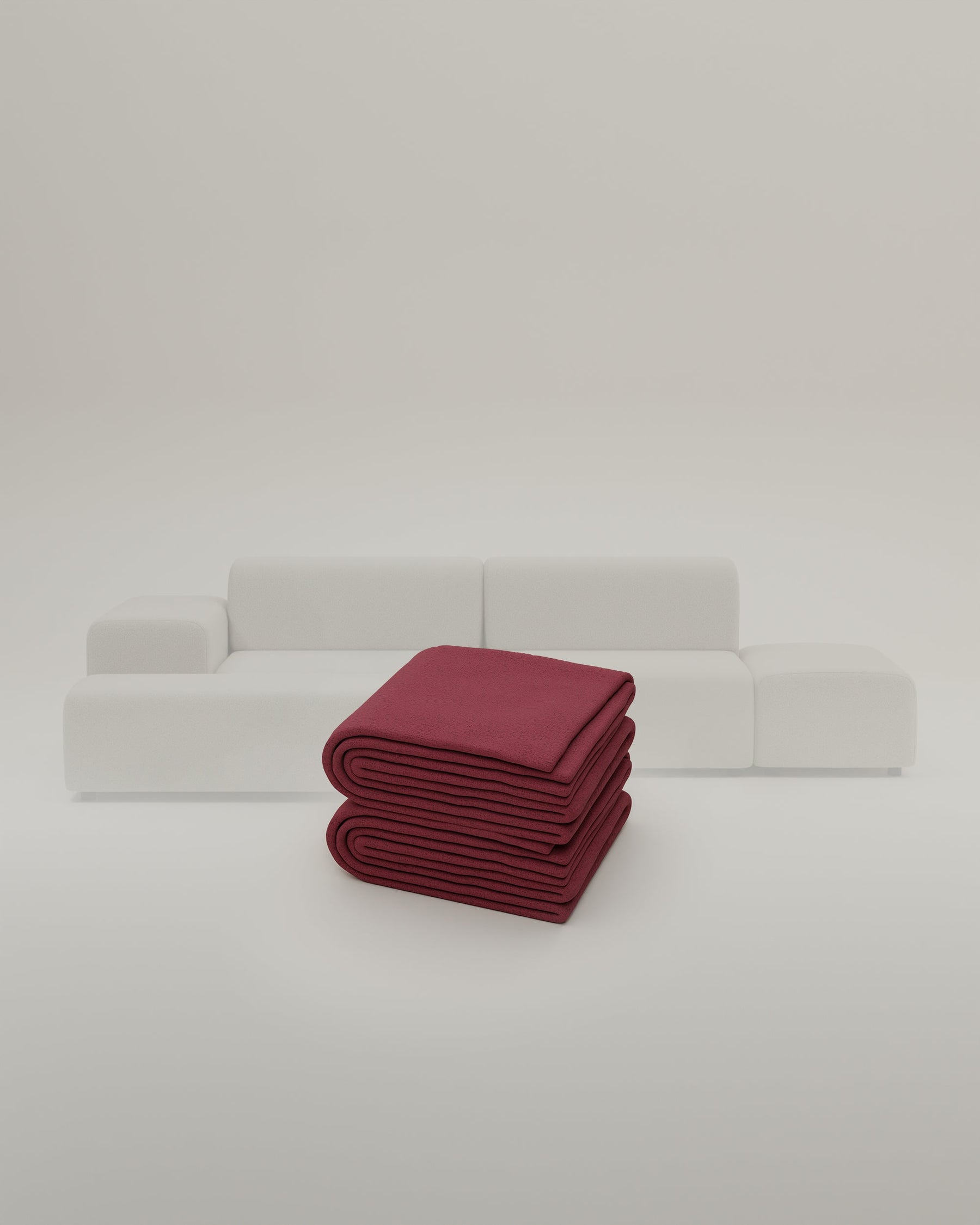 Stoffen bekleding - Modulaire hoekbank Nina 4-zits