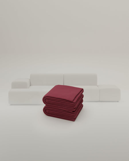 Stoffen bekleding - Modulaire hoekbank Nina 4-zits