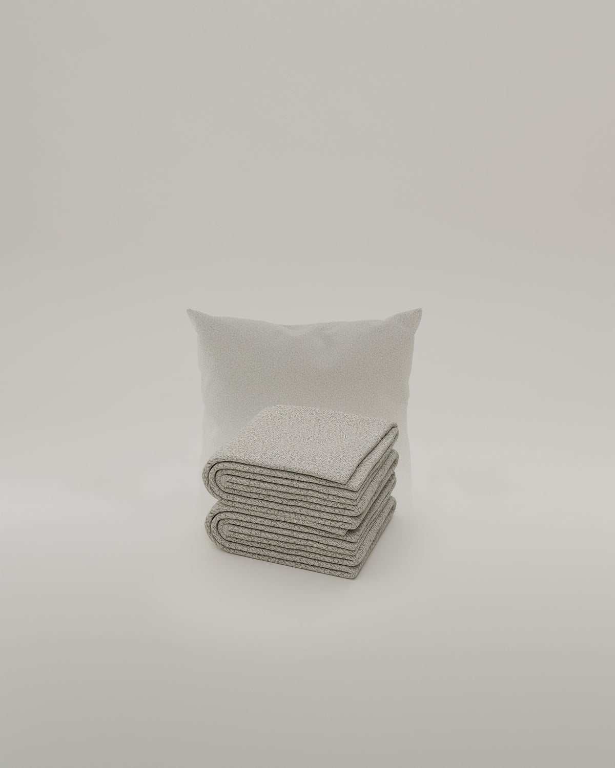 Fabric cover - Decorative cushion Bouclé