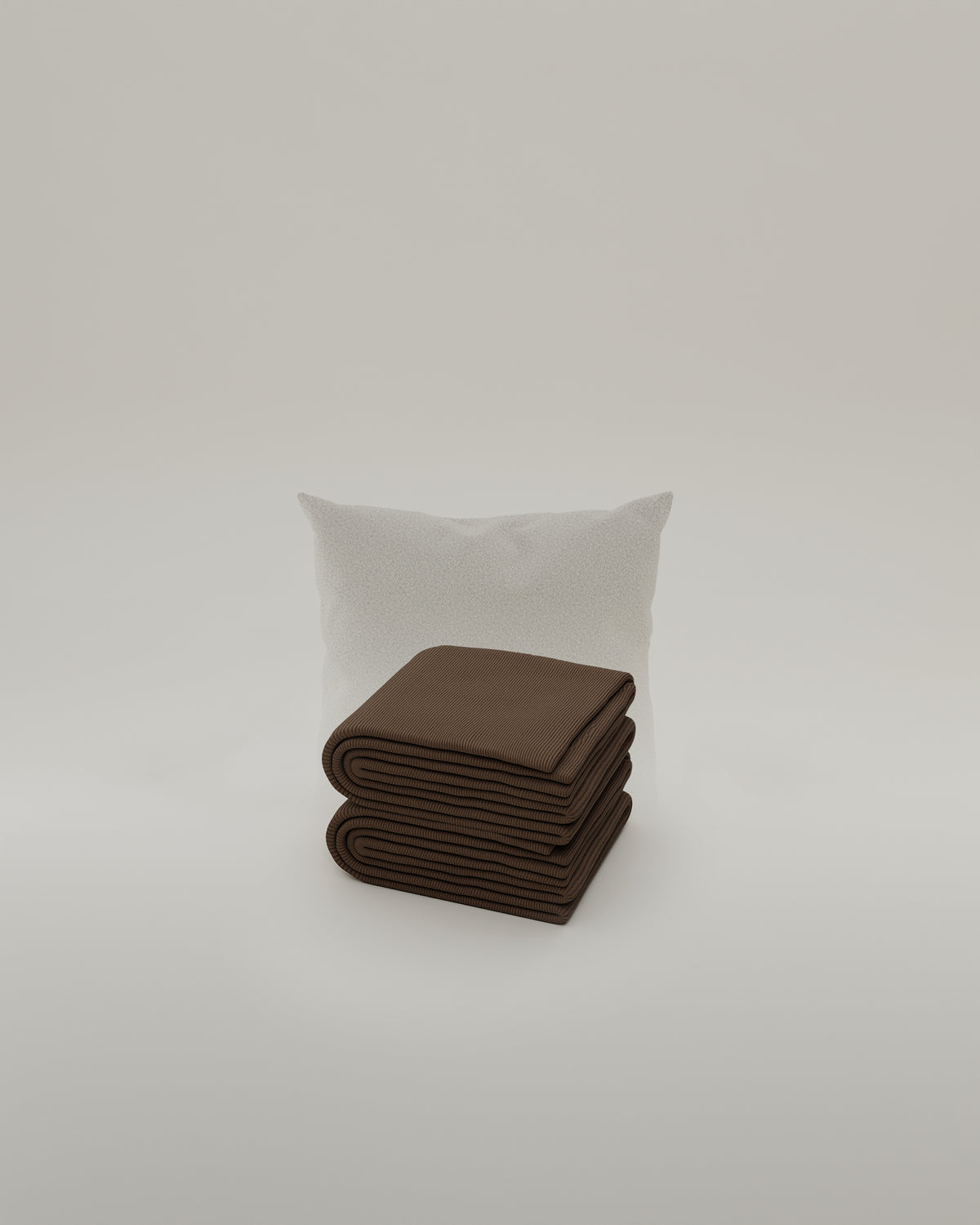 Brown-Cord / 35x35cm image 1