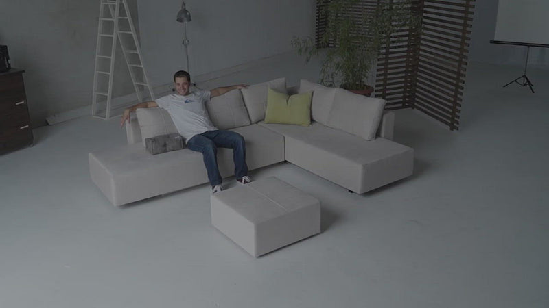 Modulares Sofa Amy mit Schlaffunktion