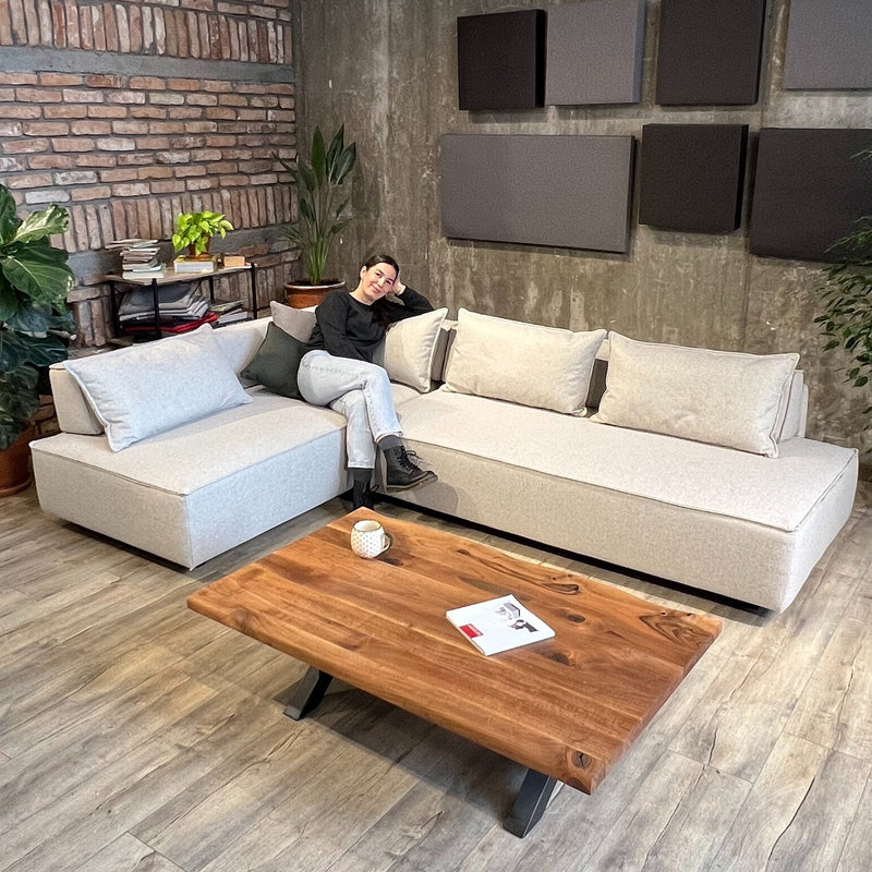 Modulares Sofa Louis L mit Schlaffunktion