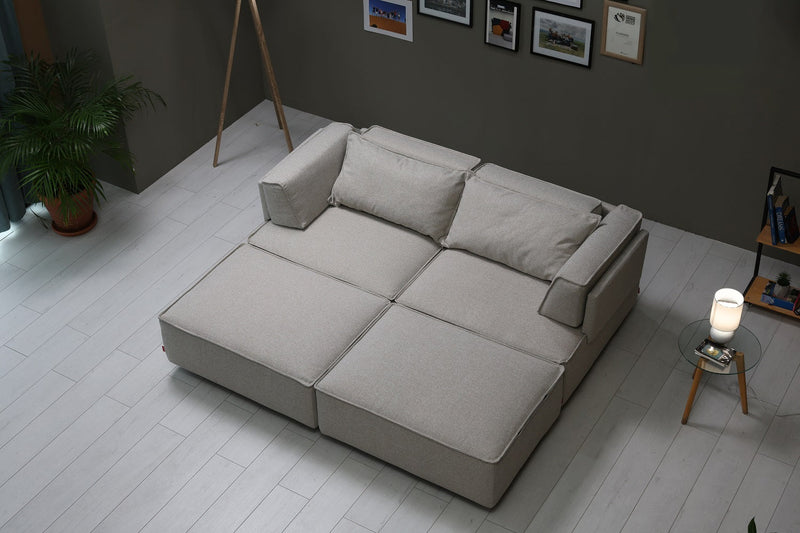 Modulares Sofa Louis M mit Schlaffunktion