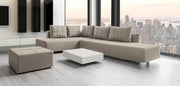 Modulares Sofa Amy mit Schlaffunktion - Beige-Velare - Livom