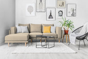 Modulares Sofa Donna mit Schlaffunktion - Beige-Mollia - Livom